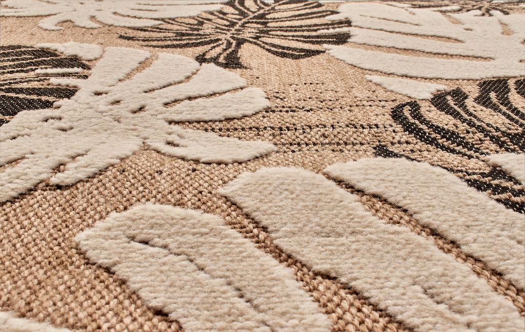 Tulum - Tapis D'Intérieur/Extérieur - Polypropylène - Noir