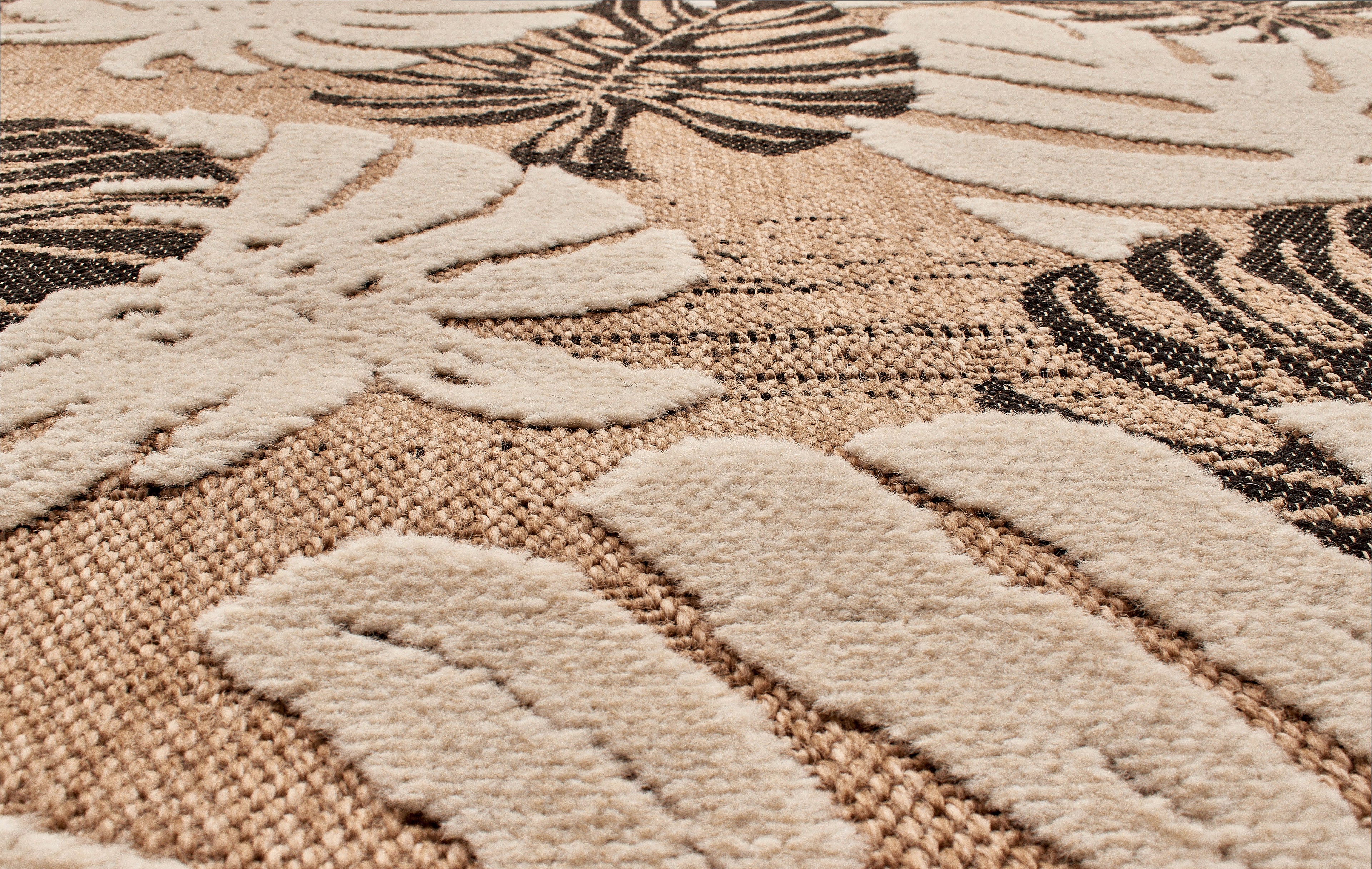 Tulum - Tapis D'Intérieur/Extérieur - Polypropylène - Noir