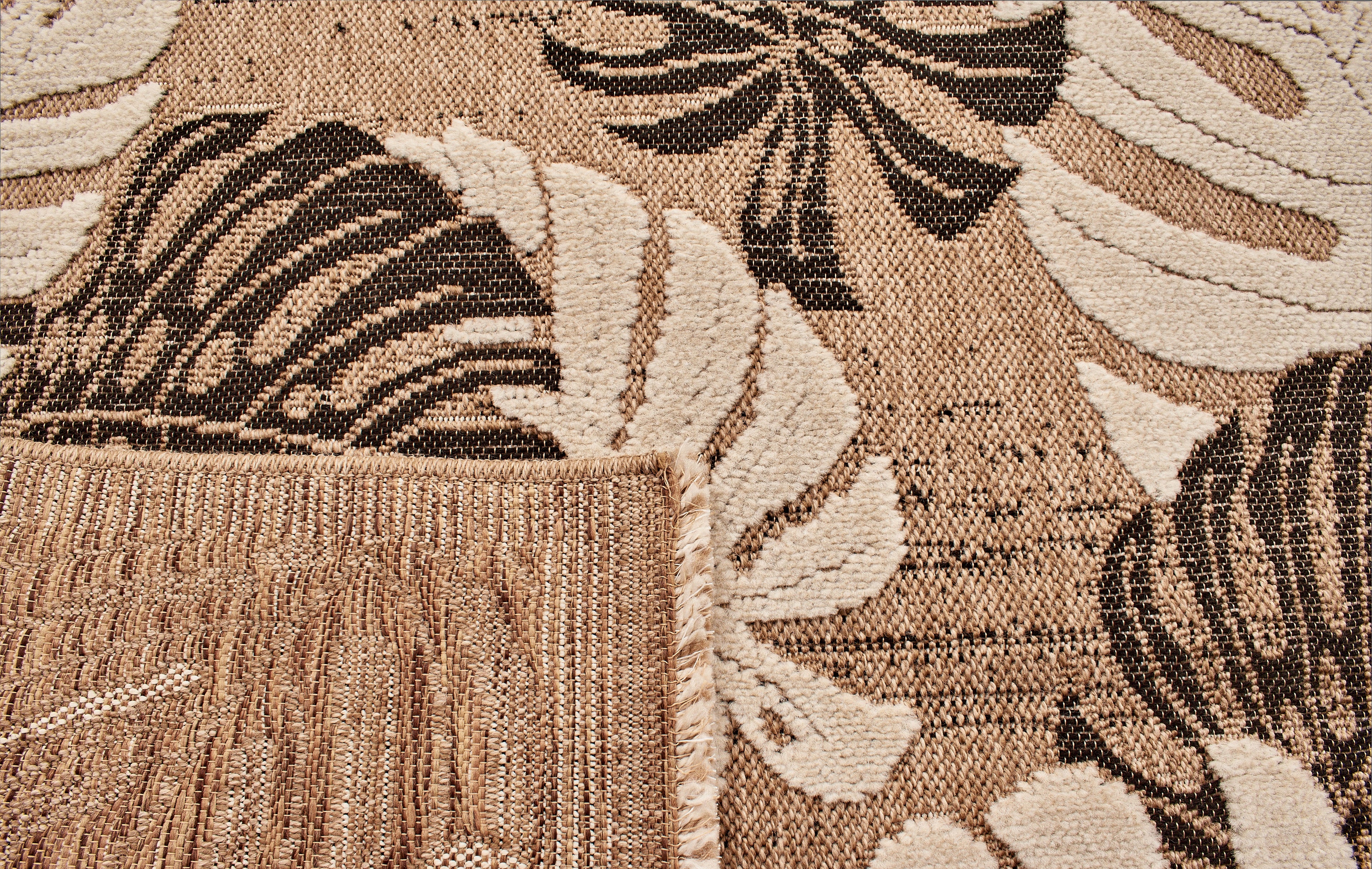 Tulum - Tapis D'Intérieur/Extérieur - Polypropylène - Noir