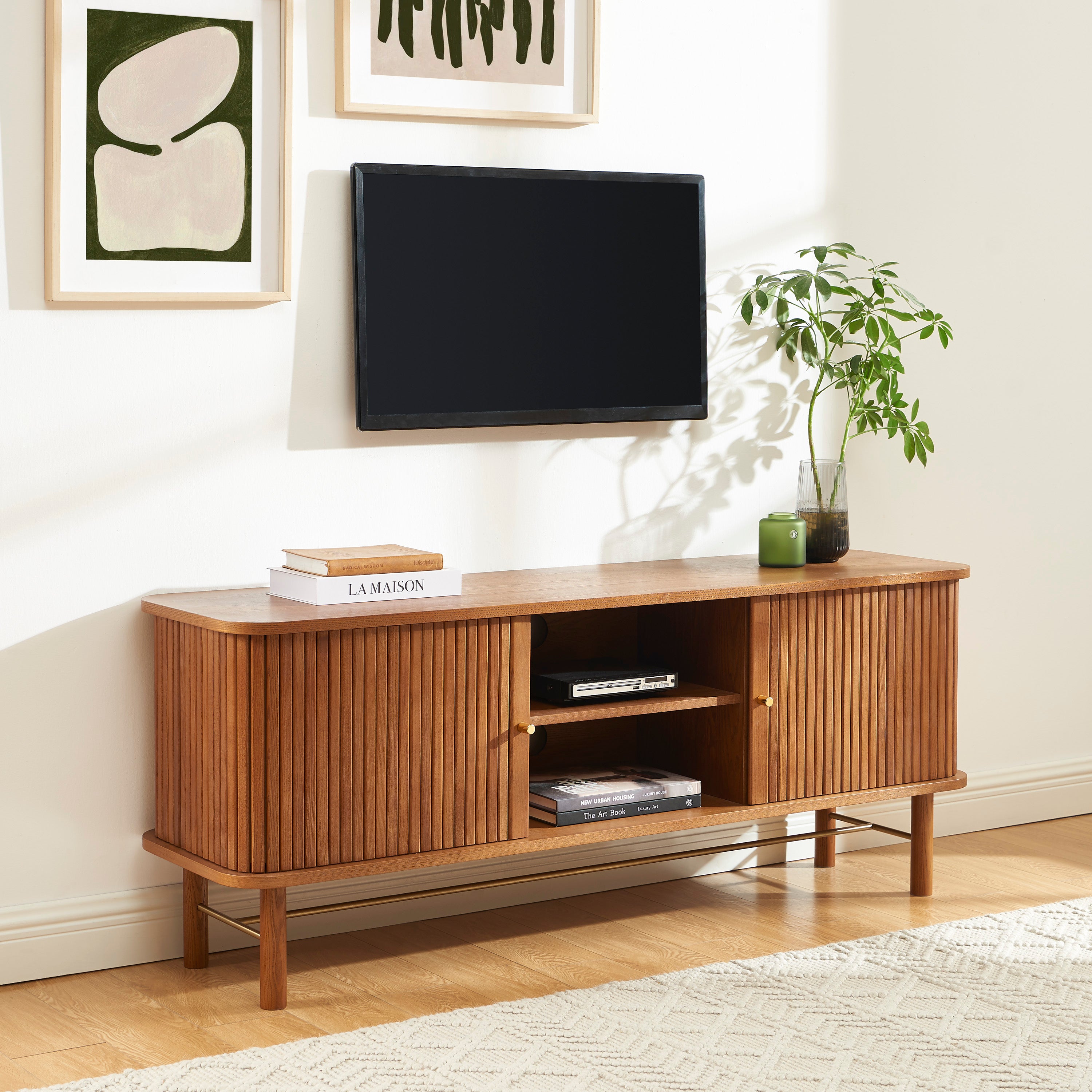 Ernest - Television Unit - Dark Ash