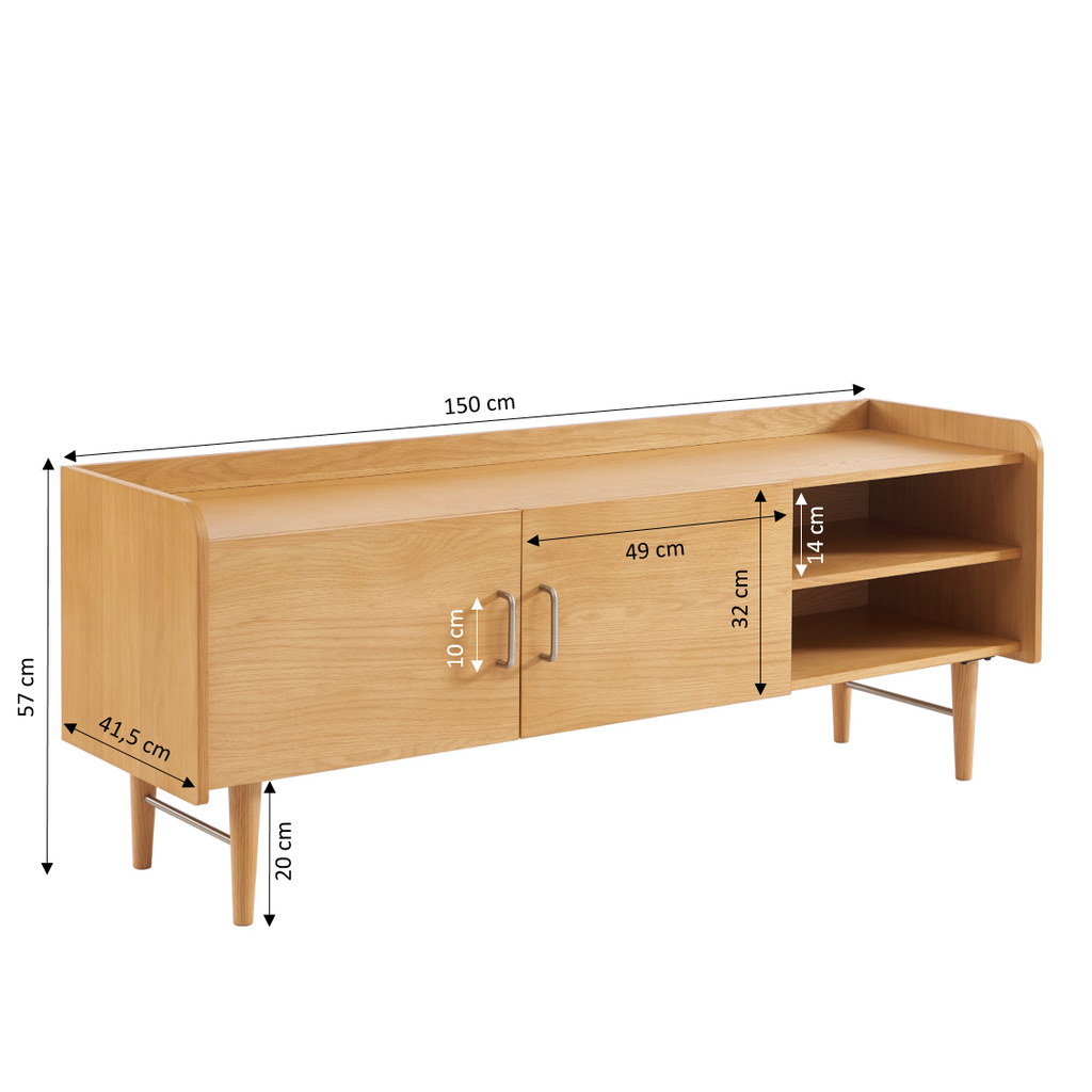 Twiggy - Television Unit - Oak Veneer