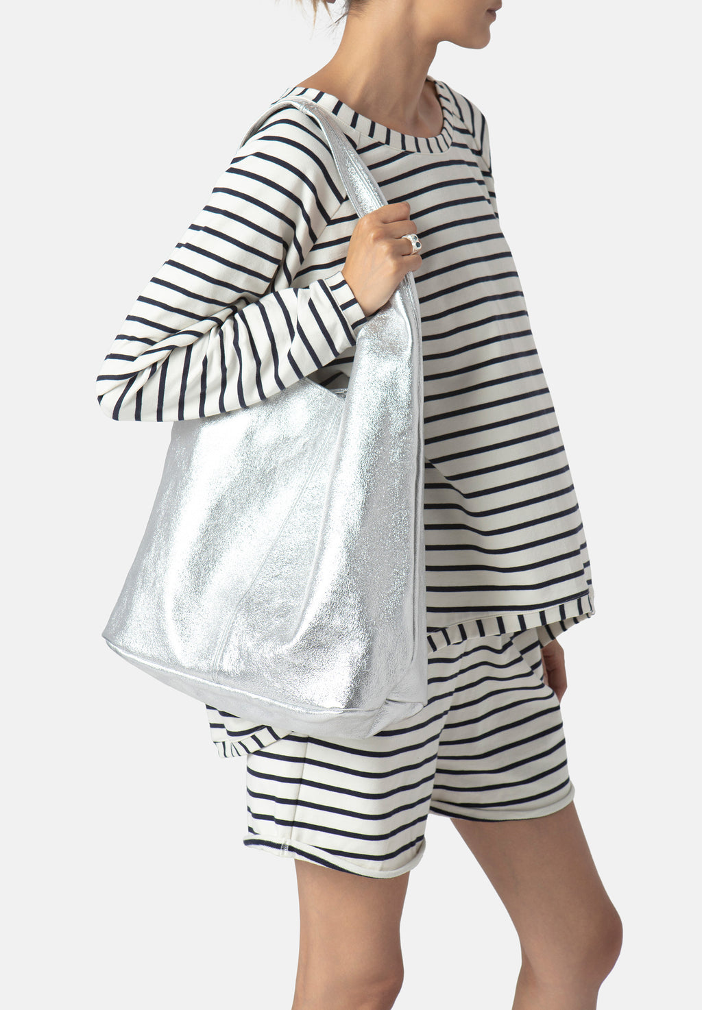 Borsa White Noise - Argento