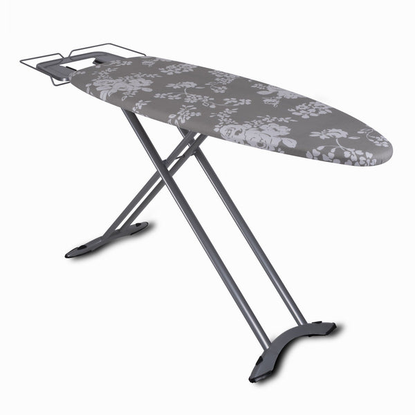 WILD Tabla de planchar plegable 2 en 1 de acero 130x47 H90cm con soporte para plancha y soporte para generador de vapor - REDDECO.com