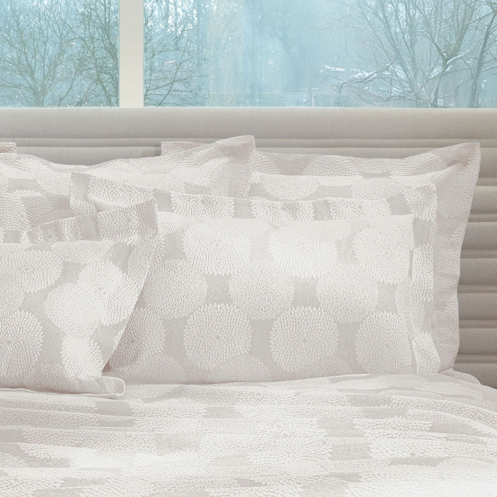 Dahlia - Decorative Pillowcase - Greige
