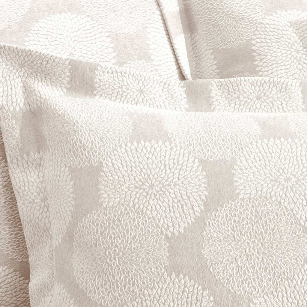 Dahlia - Decorative Pillowcase - Greige
