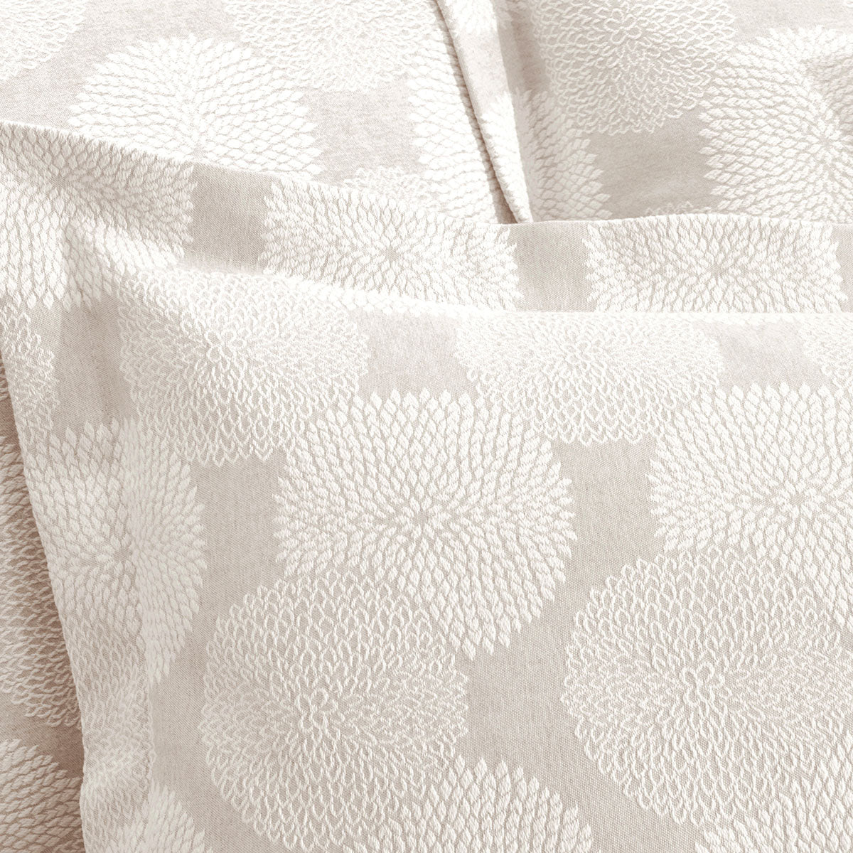 Dahlia - Decorative Pillowcase - Greige
