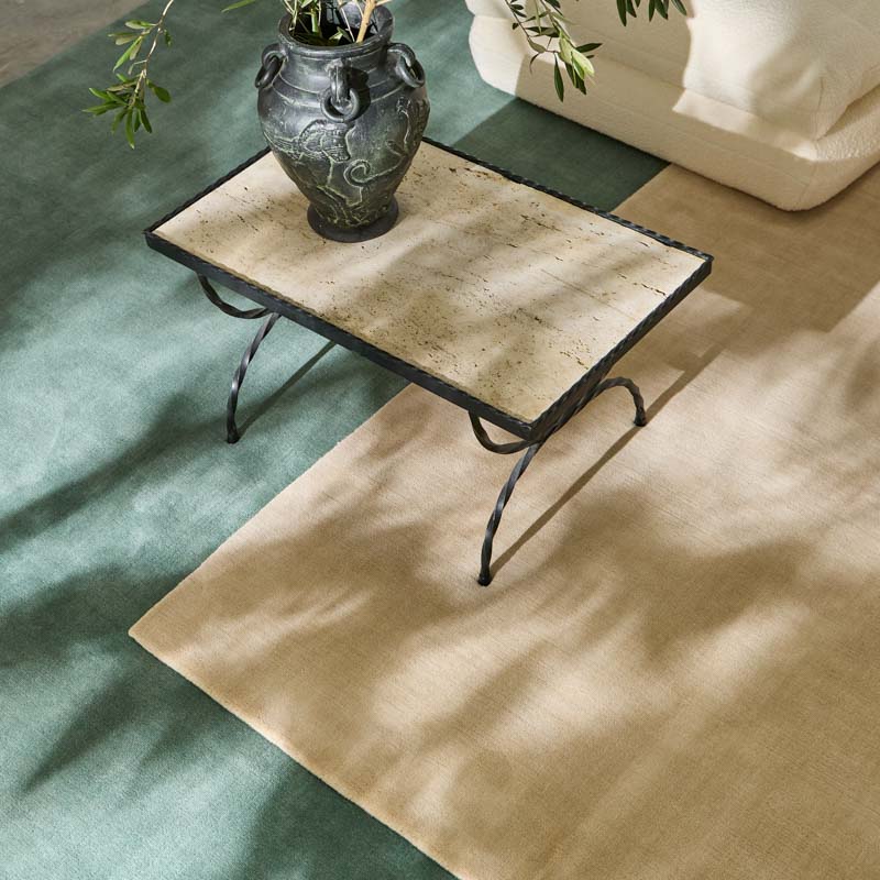 100% New Zealand Wool Rug - Sand Beige