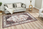 Radom - Tapis D'Intérieur - Polyester Imprimé - Rouge