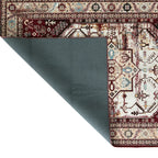 Radom - Tapis D'Intérieur - Polyester Imprimé - Rouge