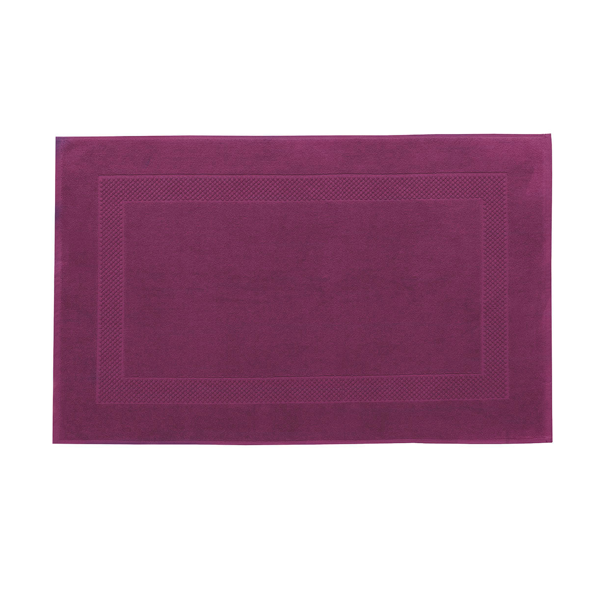 Plain Terry Towelling - Bath Mat - Lilac