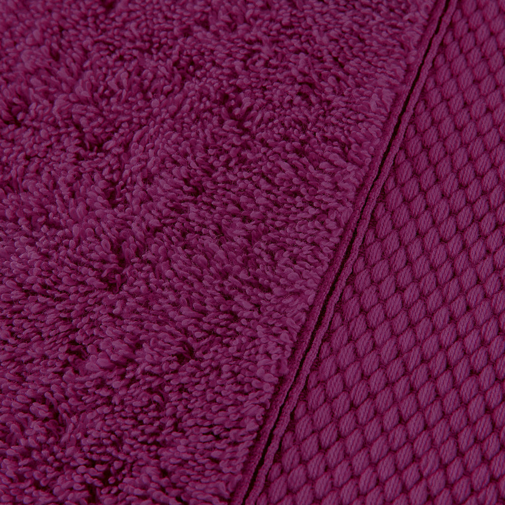 Plain Terry Towelling - Bath Mat - Lilac