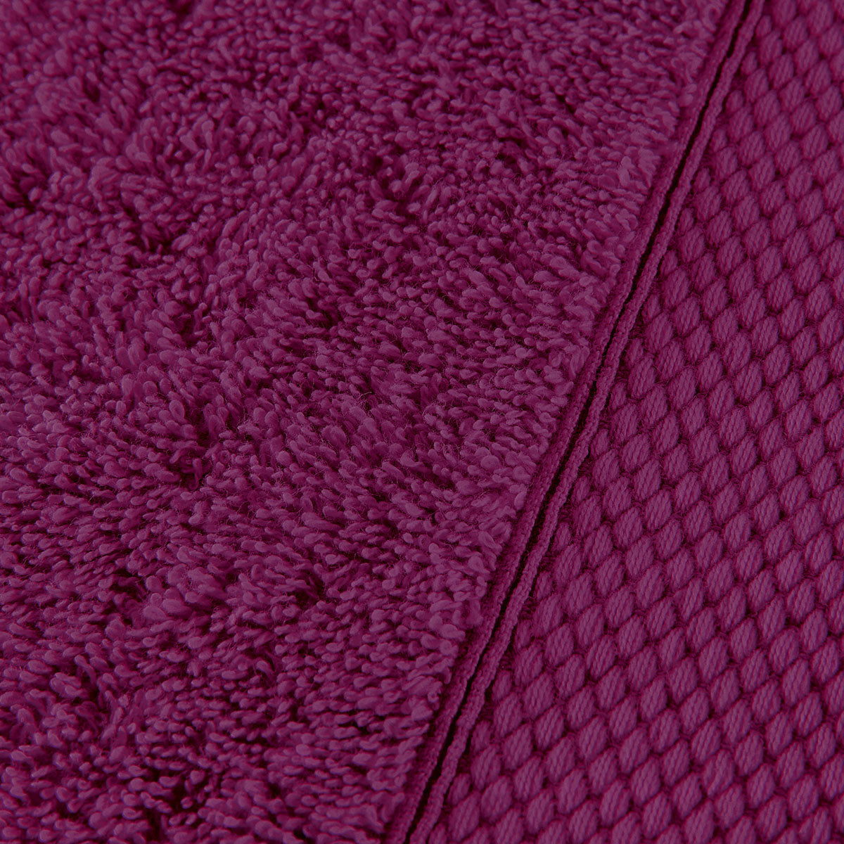 Plain Terry Towelling - Bath Mat - Lilac