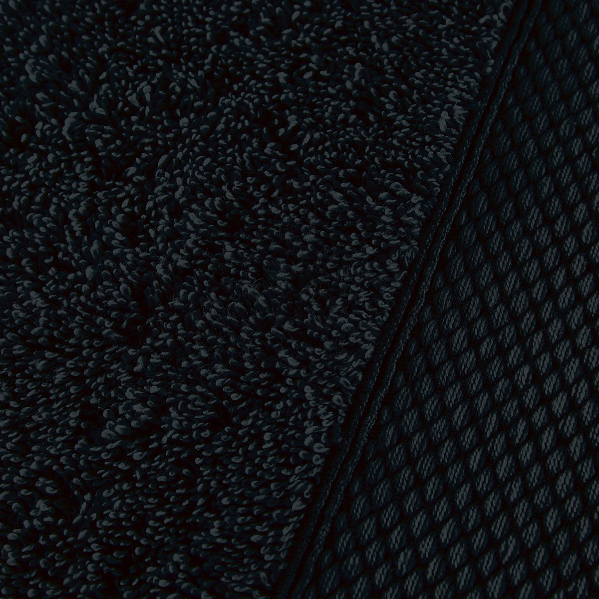 Éponge Unie - Tapis de Bain - Noir