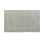 Alfombrilla de Baño Lisa de Rizo - Verde Grisáceo