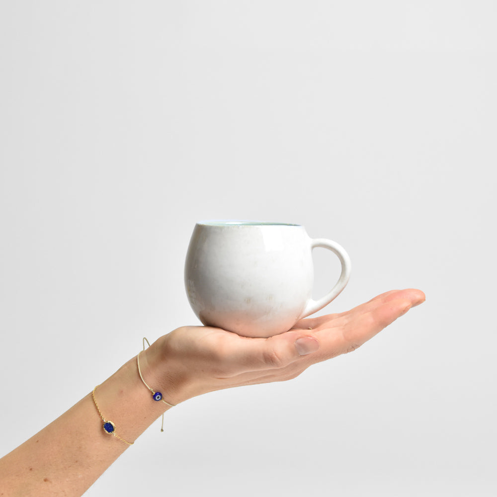 Mug Moyen - Bleu Água