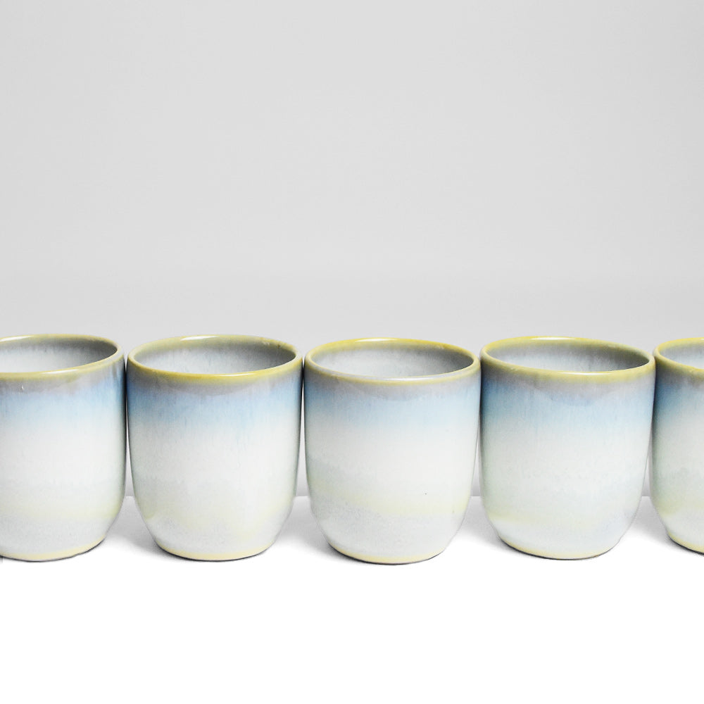 Tasses Moyennes - Blanc Glacier