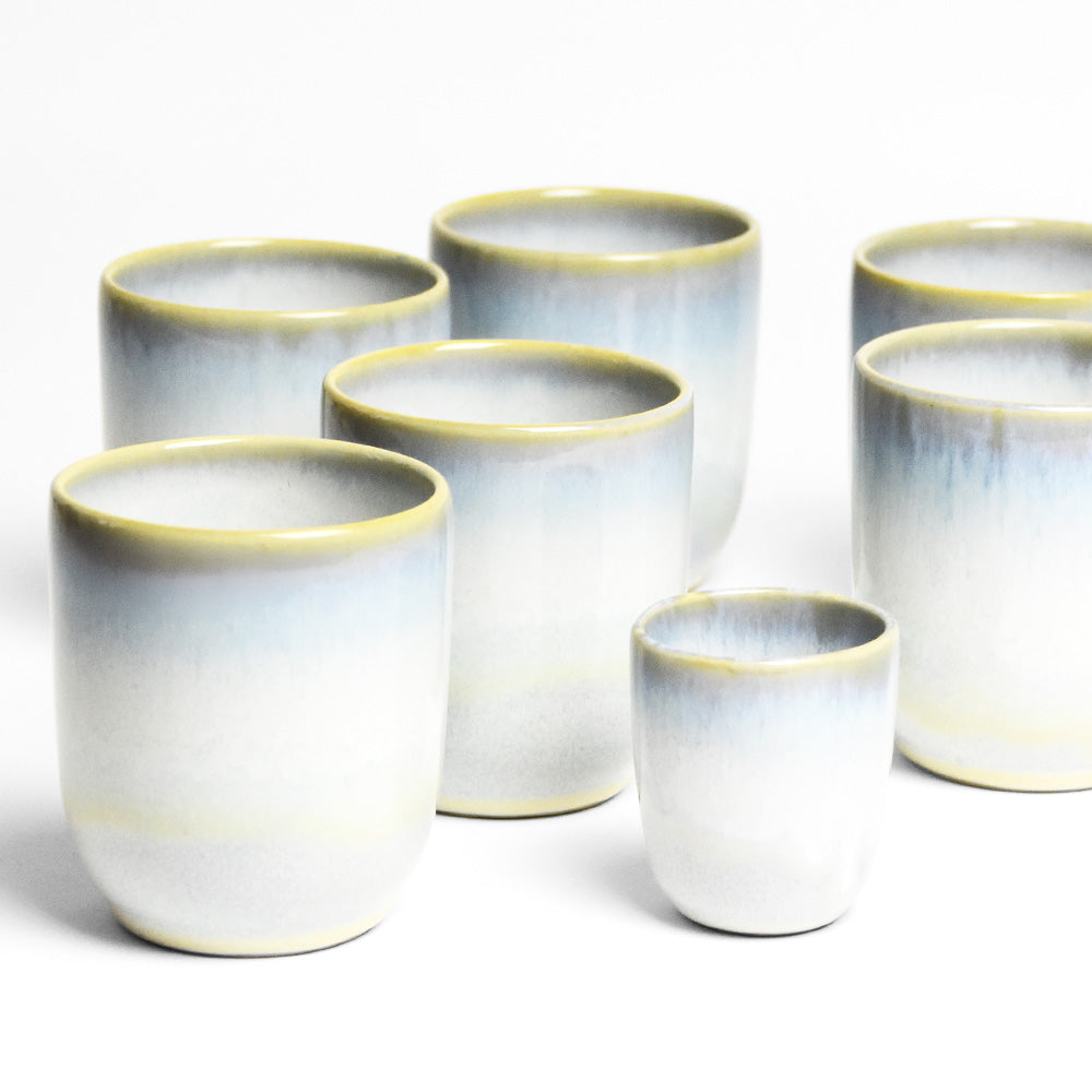 Tasses Moyennes - Blanc Glacier