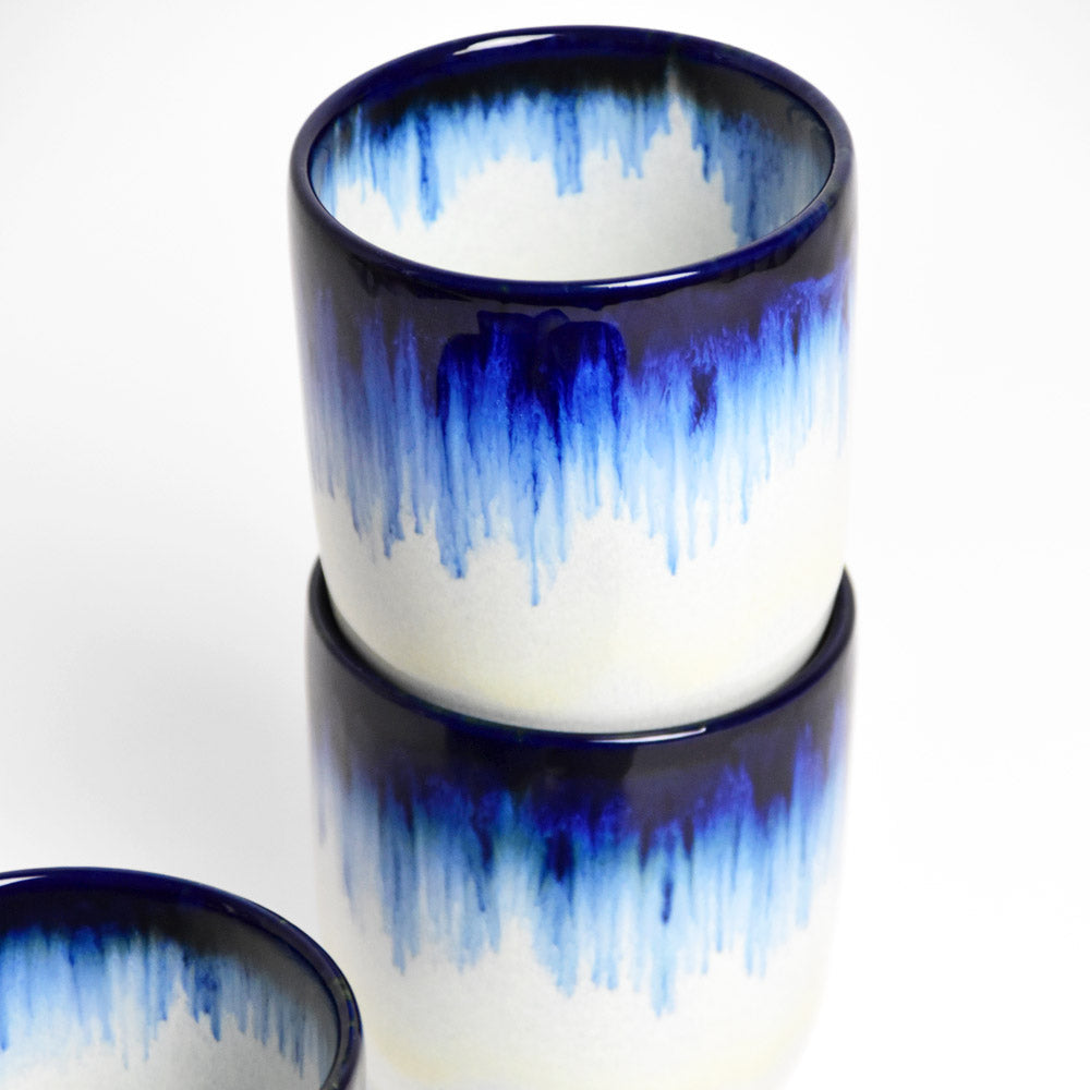 Set De 4 Tasses Moyennes - Bleu Roi