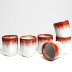 Tazas medianas | rojo brillante