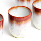 Tazas medianas | rojo brillante