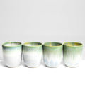 Set De 4 Tasses Moyennes - Vert Lumineux