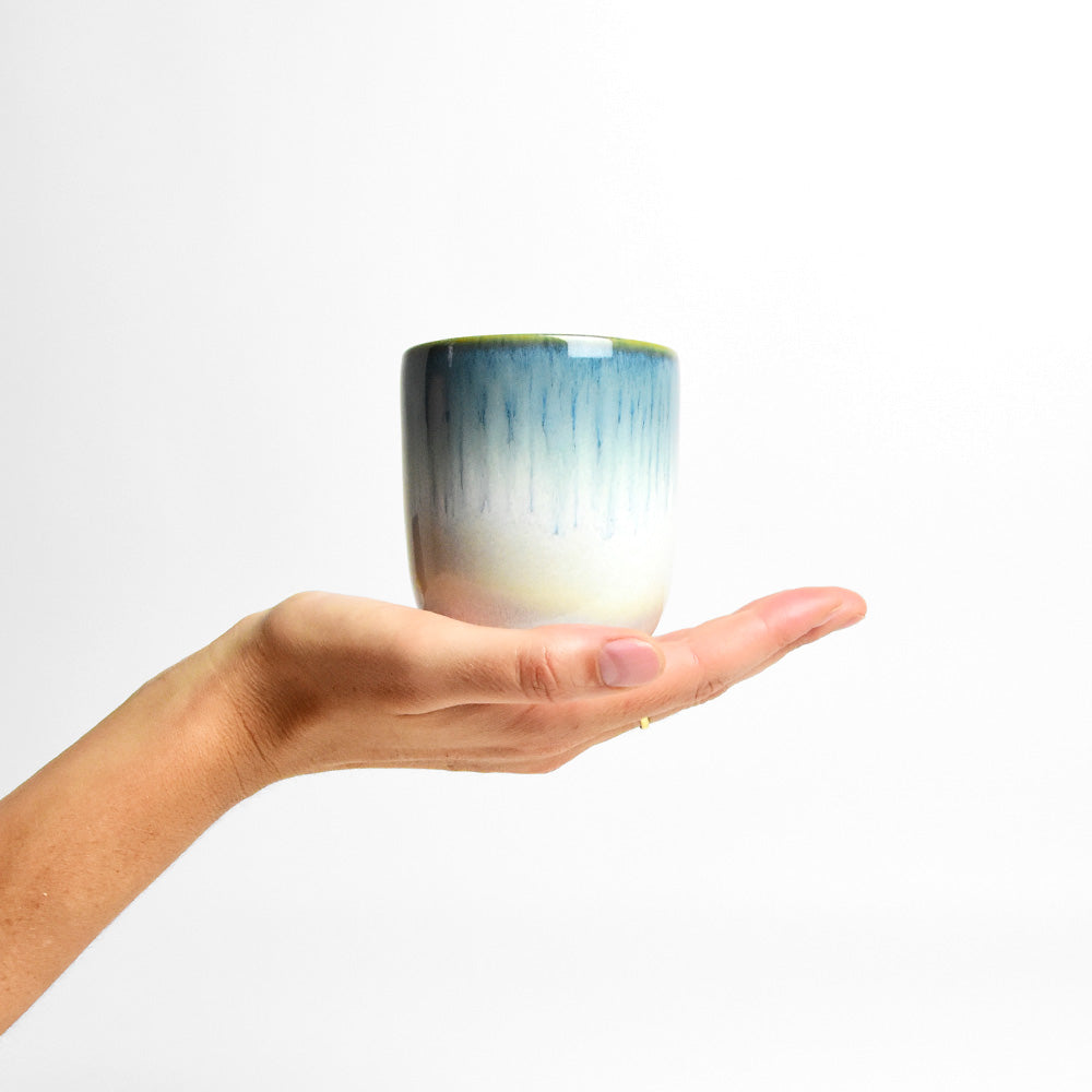 Set De 4 Tasse Moyenne - Vert De Mer