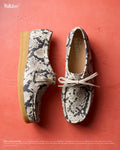 Wallabee Loafer - Gray Snake Leather - Women's