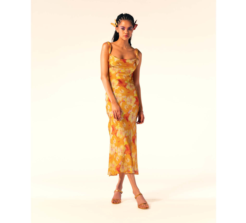 Vestido Thea Naranja