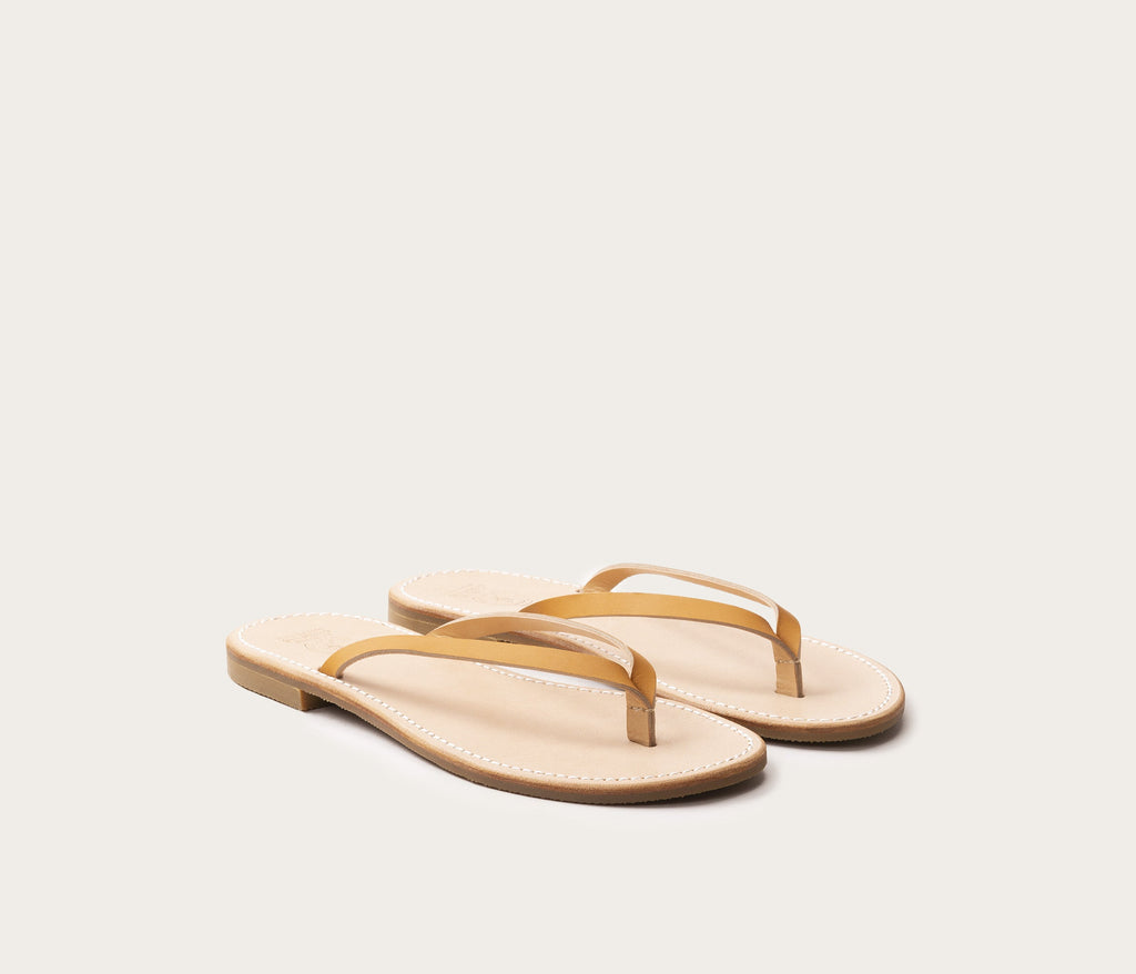 Sandales Tong - Naturel - Femme