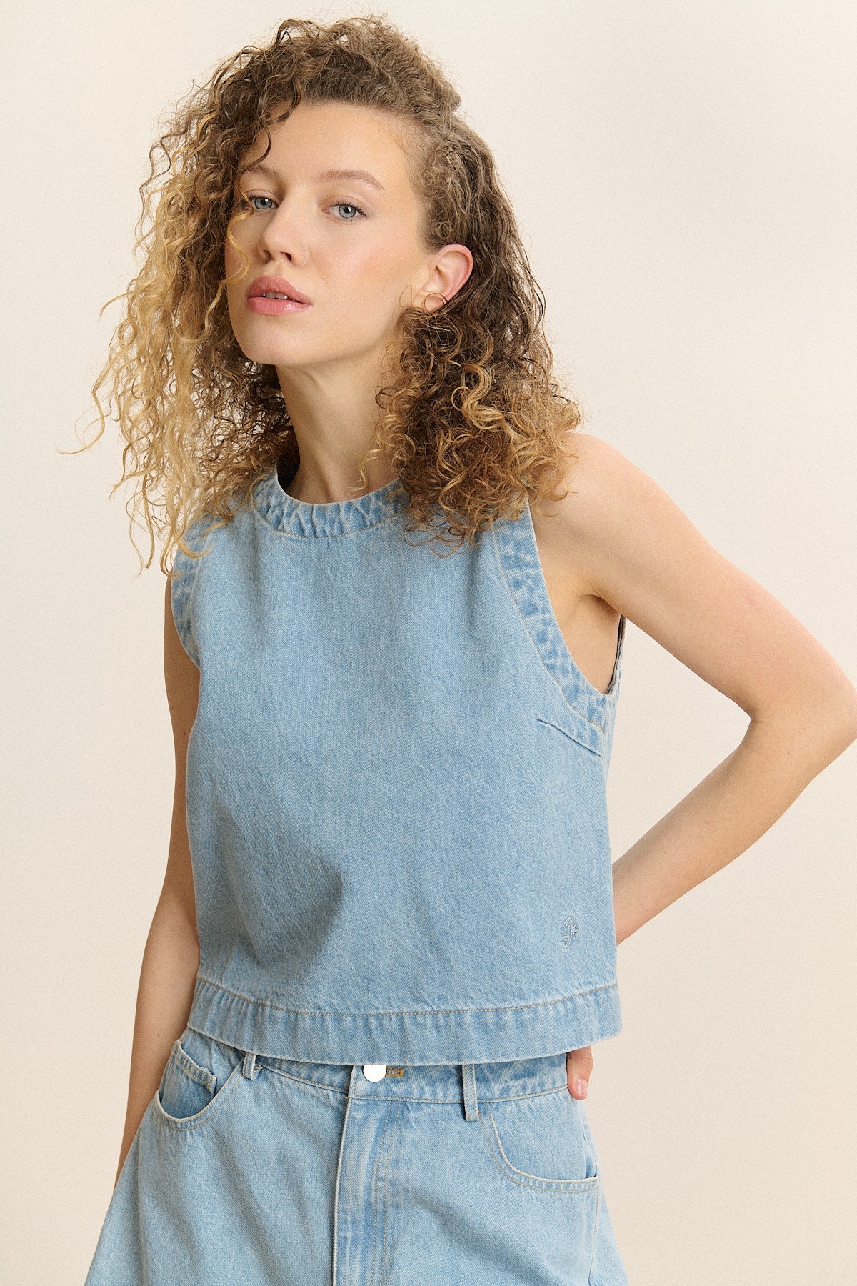 Top Cesar - Bleu