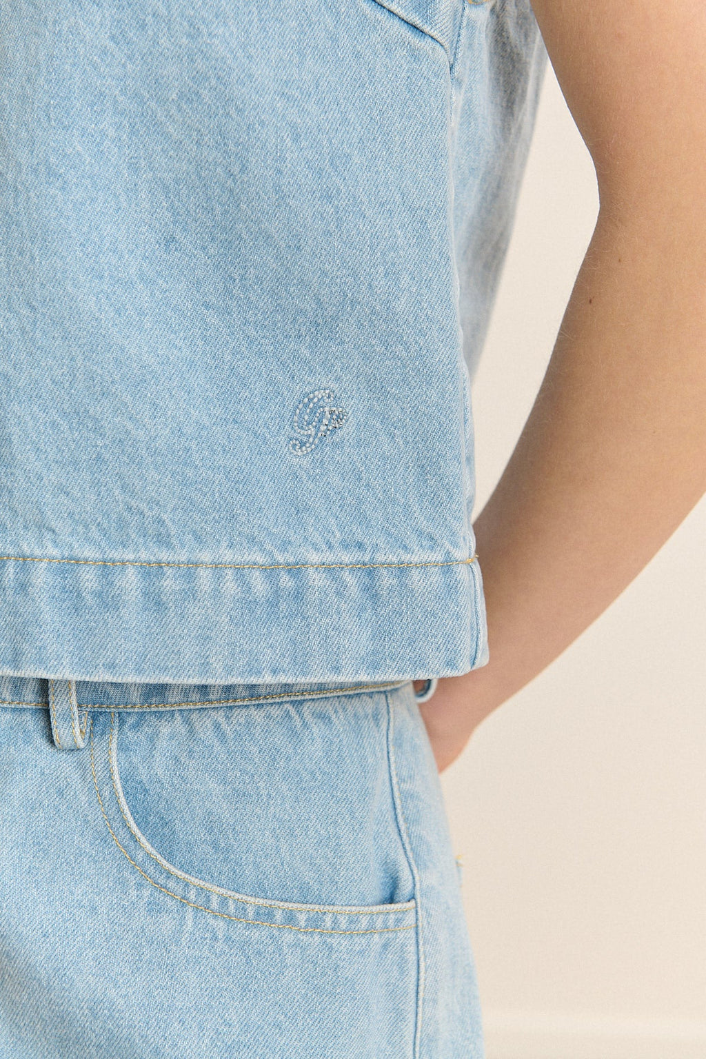 Top Cesar - Bleu
