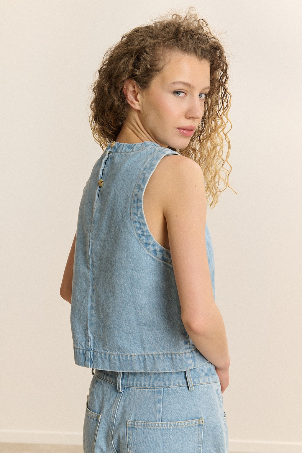 Top Cesar - Bleu