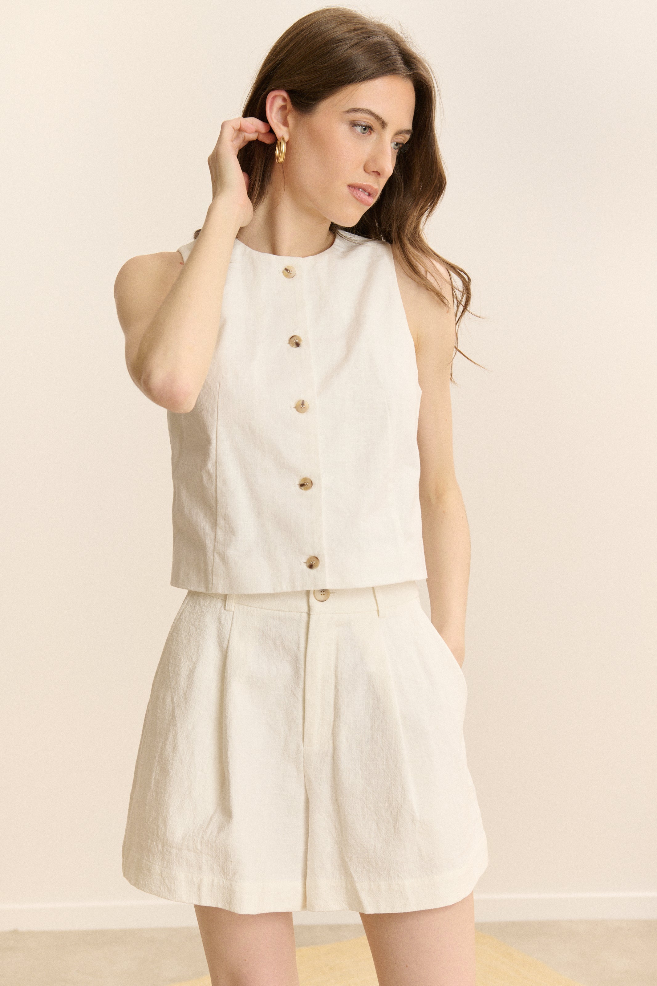 Short Come - Blanc