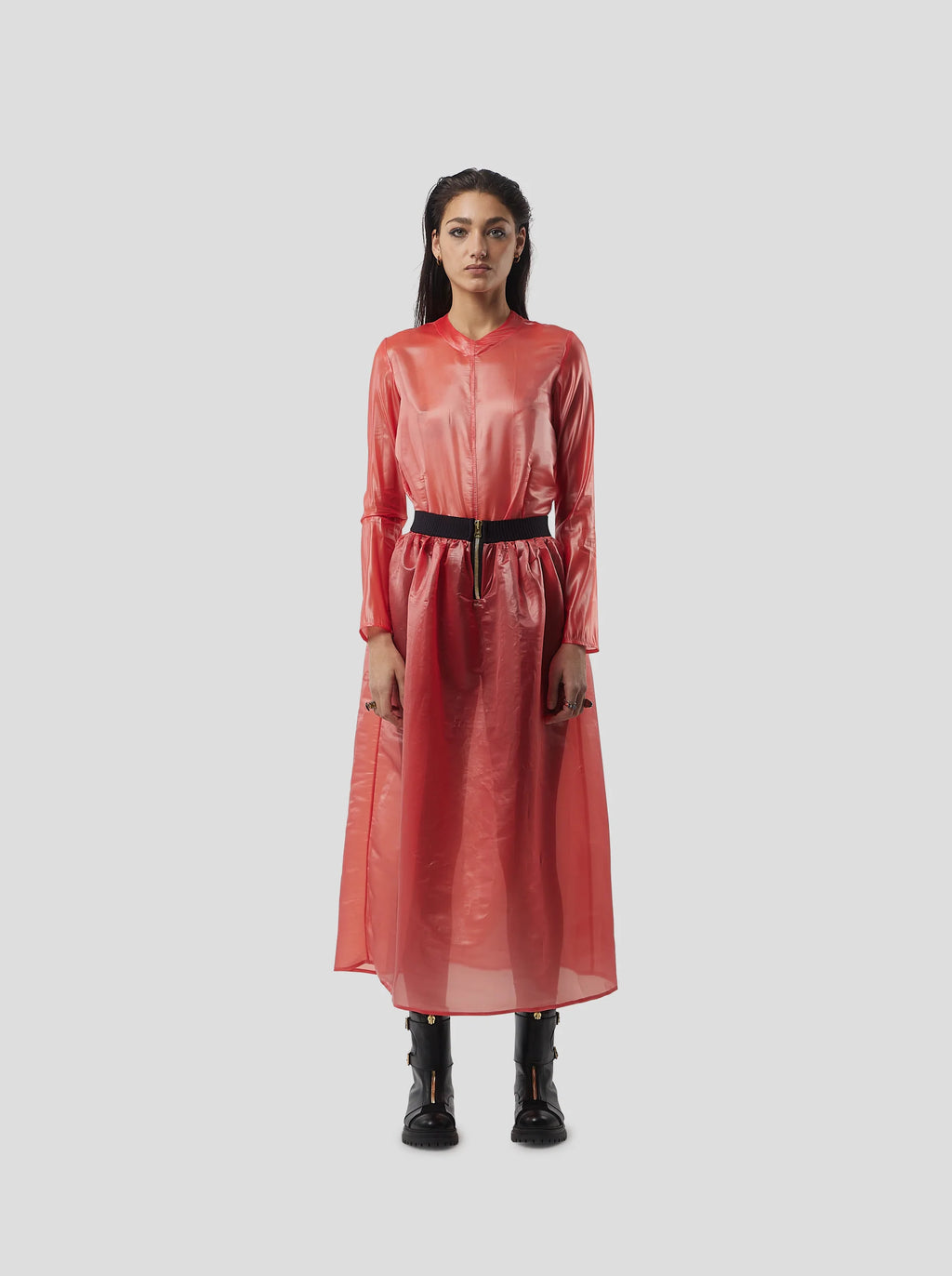 Top Cooper In Coral Neoshell Voile