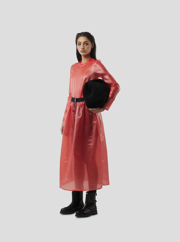 Jupe Cleo In Coral Neoshell Technical Voile