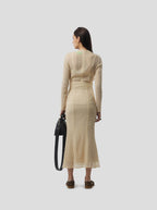 Jupe Nas In Sand Salted Voile