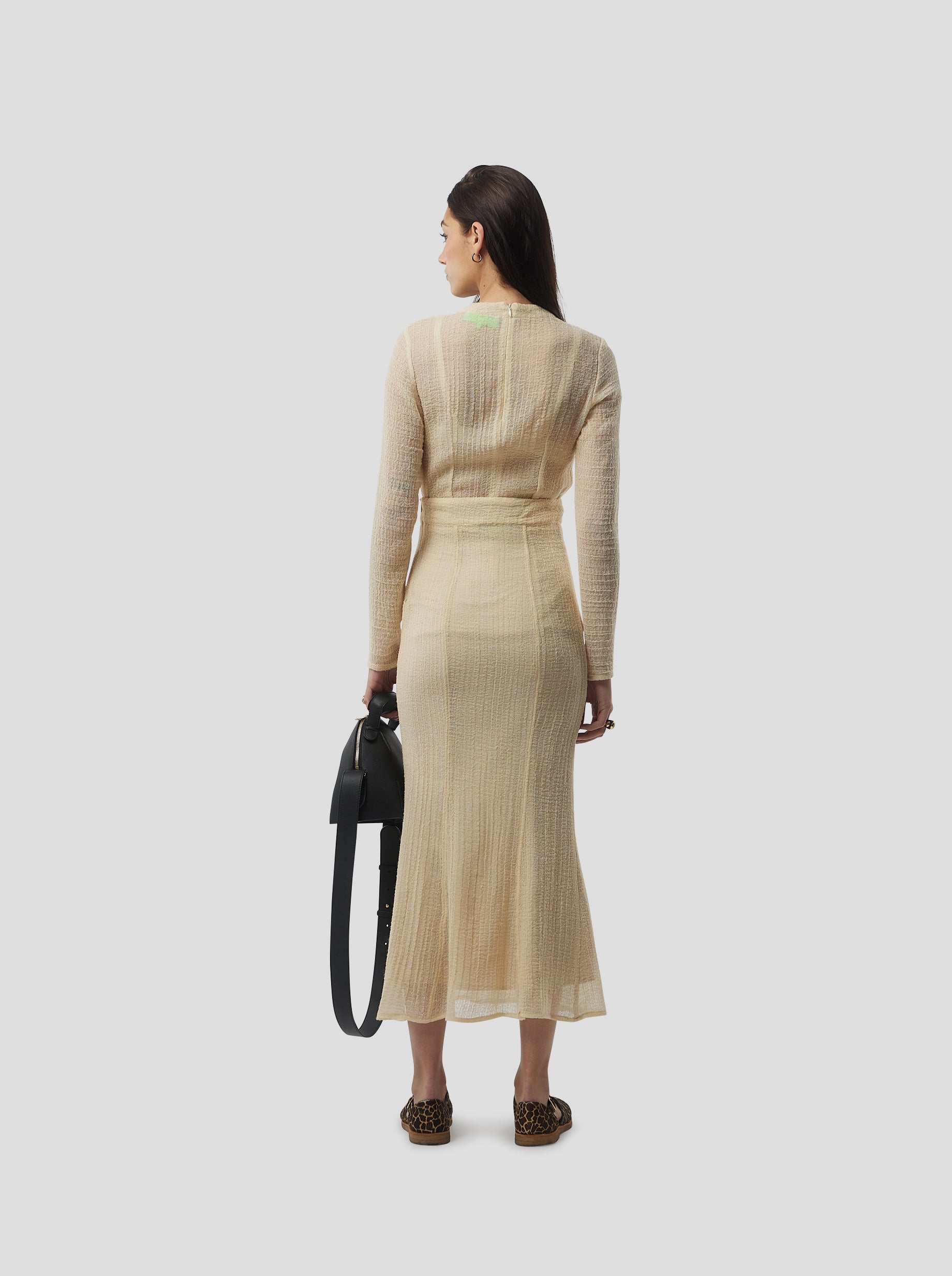 Jupe Nas In Sand Salted Voile
