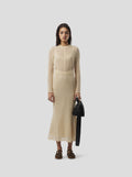 Jupe Nas In Sand Salted Voile