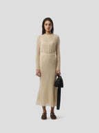 Jupe Nas In Sand Salted Voile