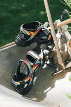 Travis Sandals In Rainbow Leather