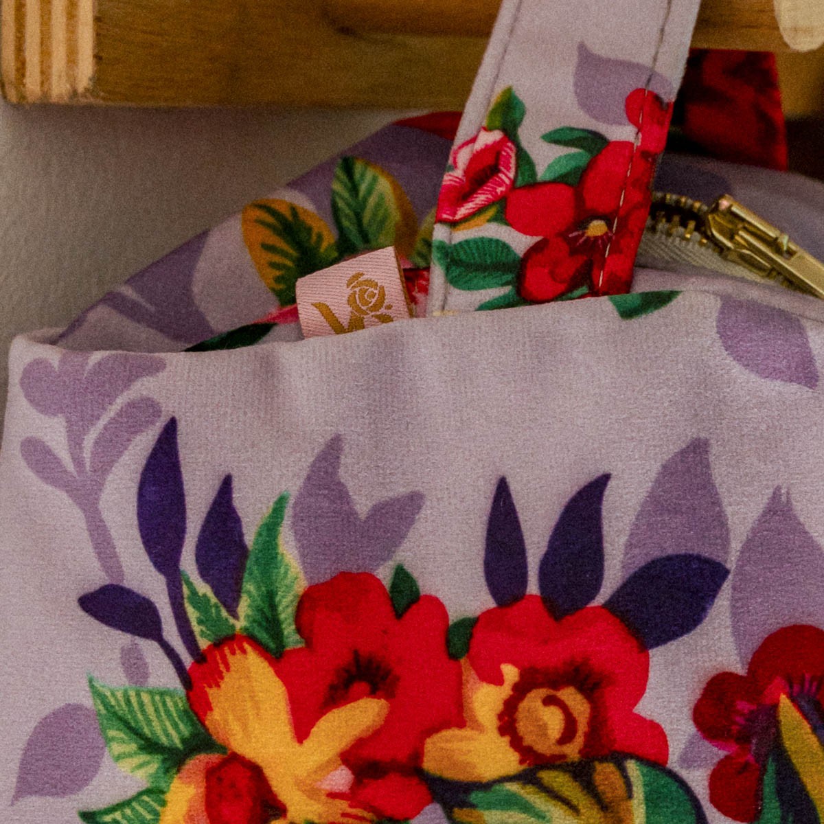 Mia - Trousse De Toilette - Velours - Lila