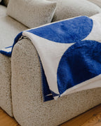 Tul Throw - Blueberry Pie/Cream Beige