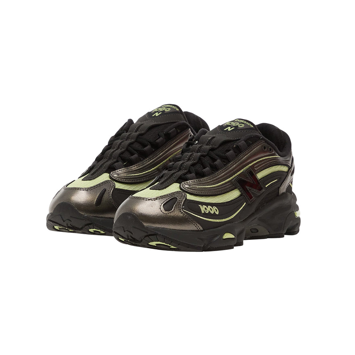 Baskets Homme New Balance U1000 - Noir, Vert Néon