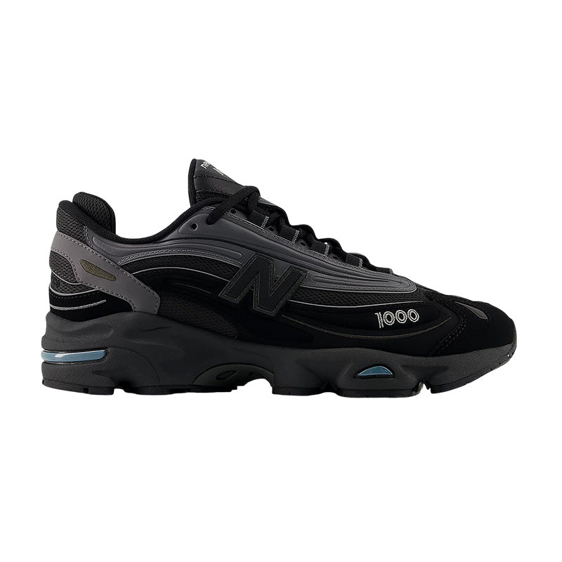 New Balance U1000 Zapatillas Hombre - Negro, Gris Jaspeado