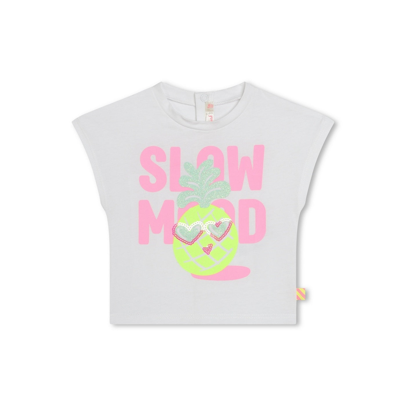 Tee-Shirt Manches Courtes - Blanc - Layette Fille