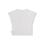Tee-Shirt Manches Courtes - Blanc - Layette Fille