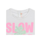 Tee-Shirt Manches Courtes - Blanc - Layette Fille