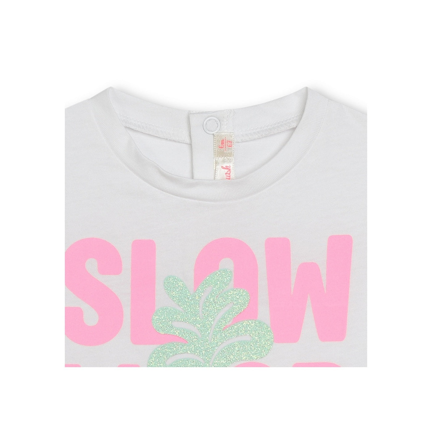 Tee-Shirt Manches Courtes - Blanc - Layette Fille