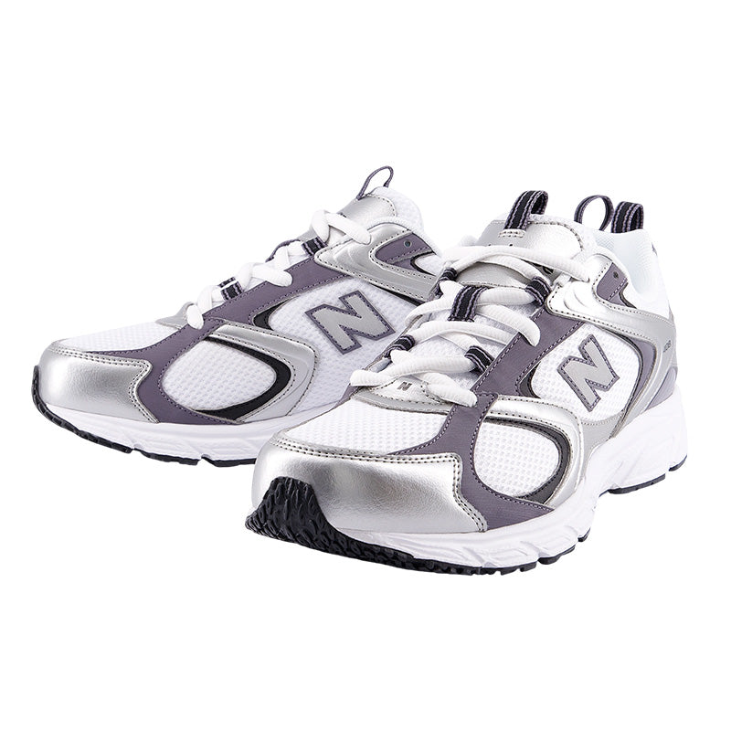 Men's New Balance U408 Trainers - White, Grey
