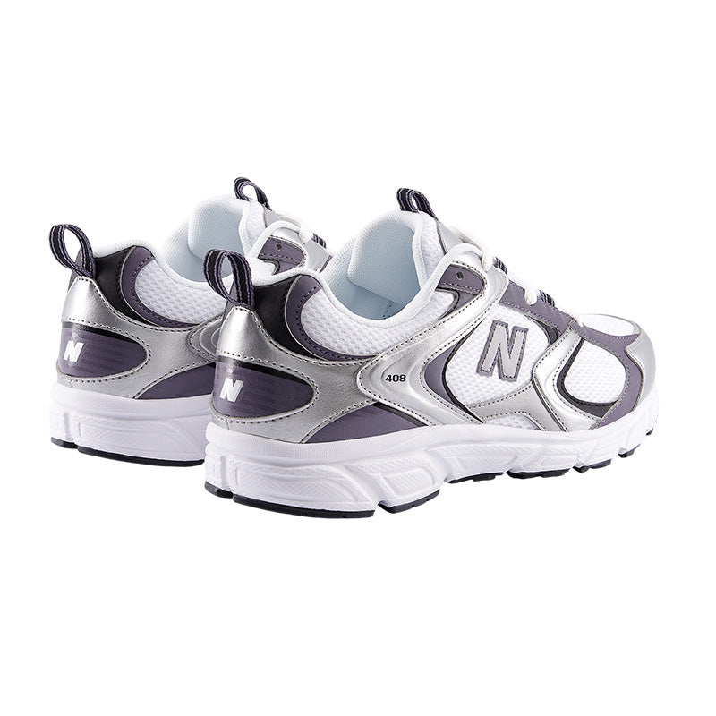 Men's New Balance U408 Trainers - White, Grey